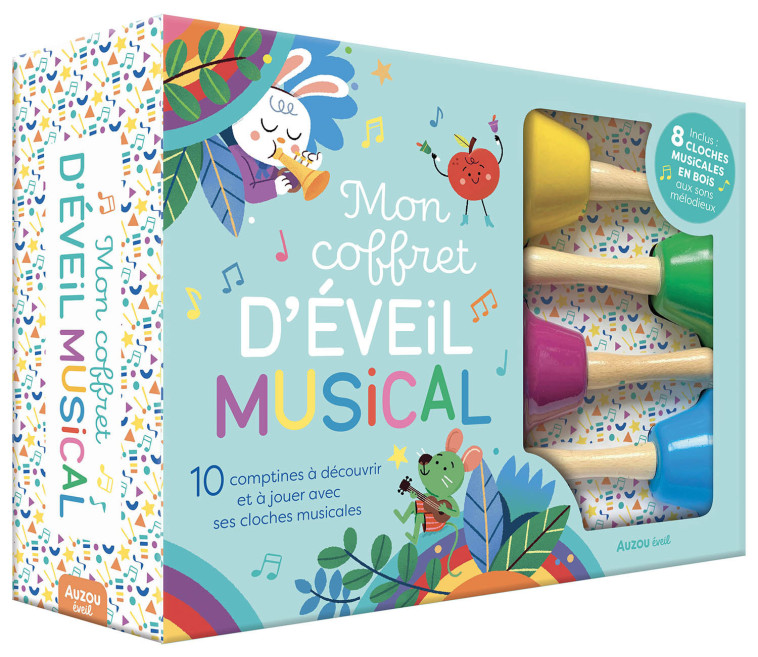 Mon coffret d'éveil musical - 8 cloches musicales - Rocio SANCHEZ MUÑOZ, Rocio SANCHEZ MUÑOZ, Rocio SANCHEZ - AUZOU