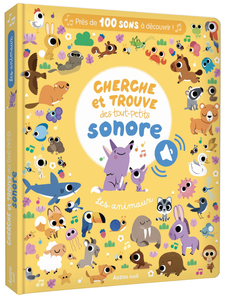 Cherche et trouve des tout-petits sonore - Les animaux - Marta Sorte, Marta Sorte - AUZOU