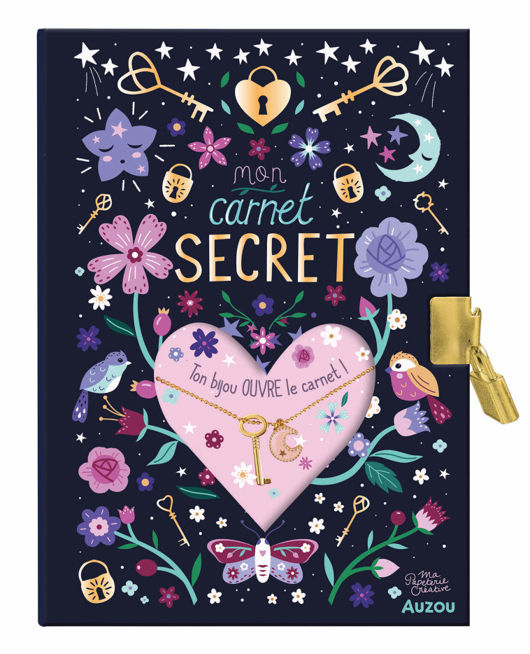 MA PAPETERIE CREATIVE- MON CARNET SECRET - Carly WATTS, Carly WATTS - AUZOU
