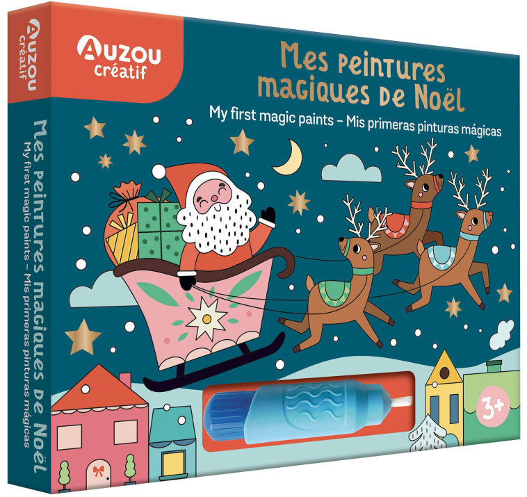 Mon coffret d'artiste - Mes peintures magiques de Noël - Alicia CAMBRIDGE, Alicia CAMBRIDGE - AUZOU