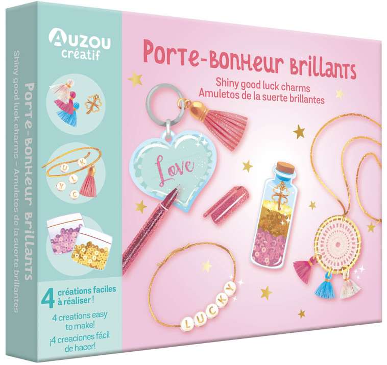 MON COFFRET D'ARTISTE - MES PORTE BONHEUR BRILLANTS - Cristina DO CARMO, Cristina DO CARMO,  Shiilia - AUZOU