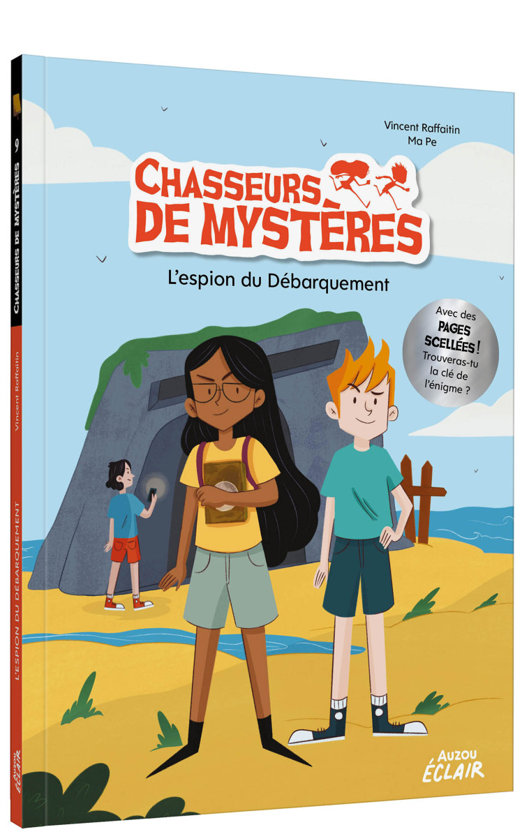 CHASSEURS DE MYSTERES - Tome 09 L'ESPION DU DEBARQUEMENT - Vincent Raffaitin, Ma Pe Ma Pe, Vincent Raffaitin,  Ma Pe, Ma Pe - AUZOU