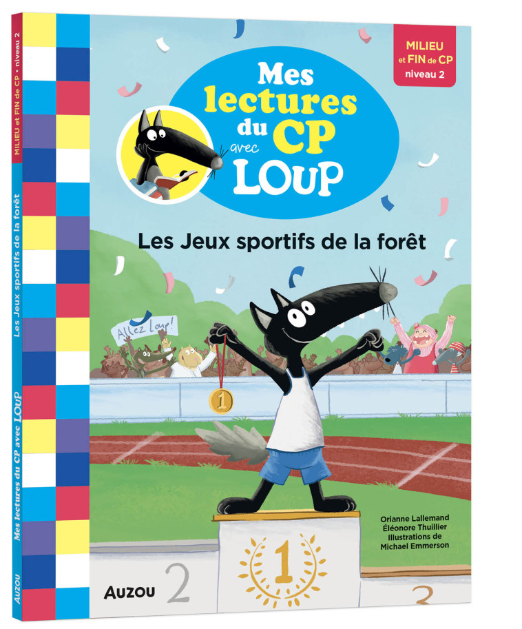 MES LECTURES DU CP AVEC LOUP - LES JEUX SPORTIFS DE LA FORET - Orianne Lallemand, Éléonore THUILLIER, Michael EMMERSON, Orianne Lallemand, Michael EMMERSON, Éléonore THUILLIER - AUZOU