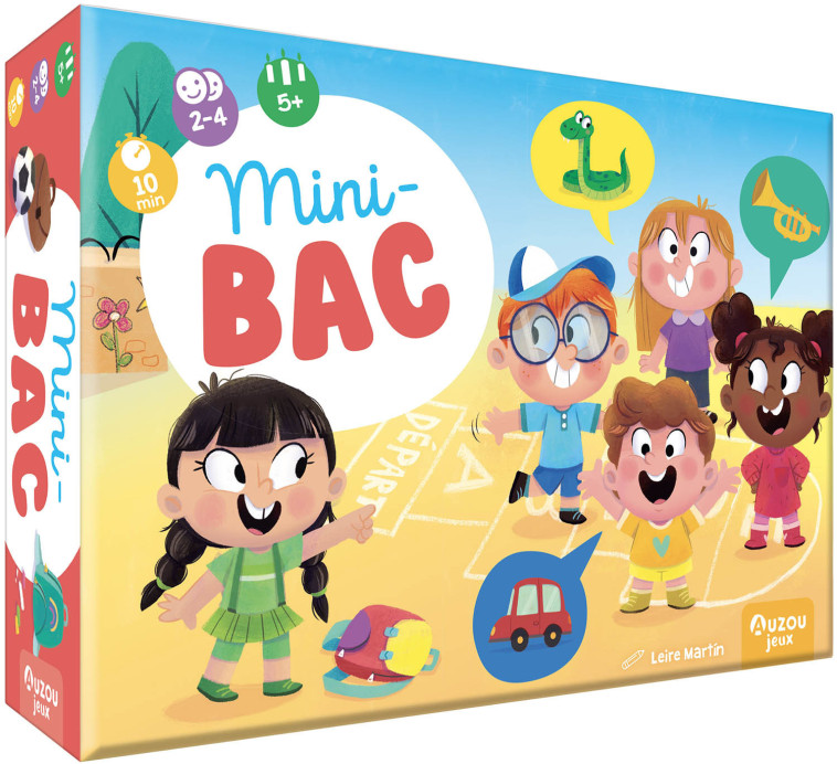 P'TITS JEUX - MINI-BAC - Leire Martin, Leire Martin, Martin Leire - AUZOU