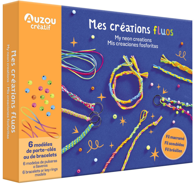 MON COFFRET D'ARTISTE - MES CREATIONS FLUOS - Maude Guesne, Maude Guesne, Maud Guesné, Richard Boutin - AUZOU