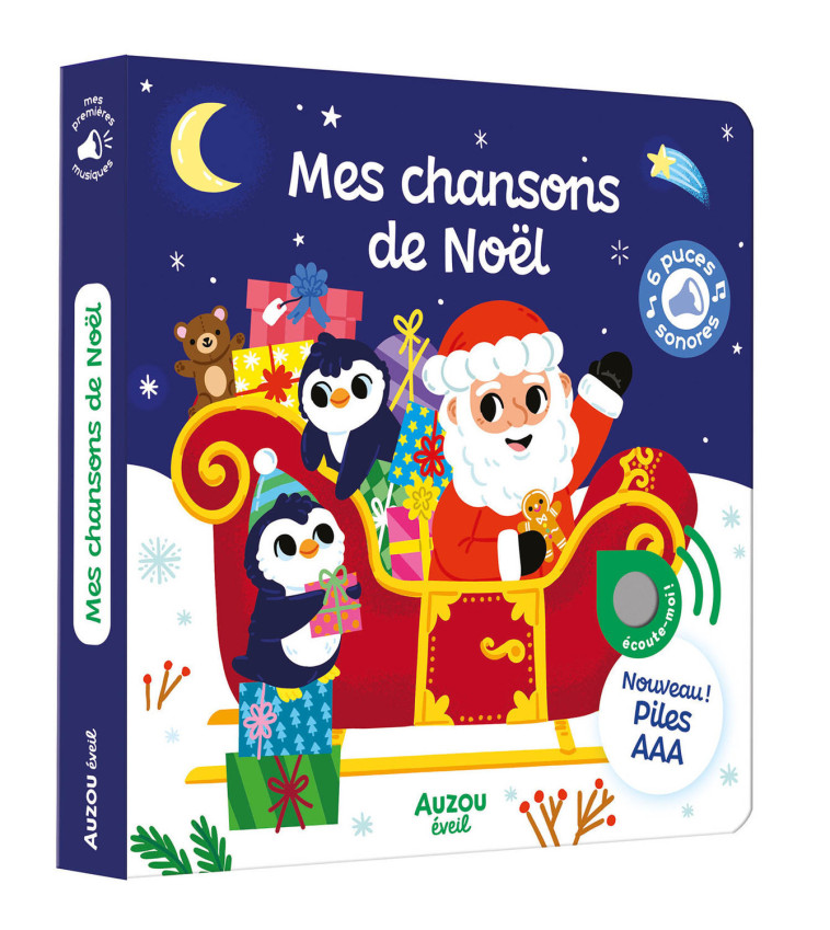 Mes premiers sonores - Mes chansons de Noël - Lizzy Doyle, Lizzy Doyle - AUZOU