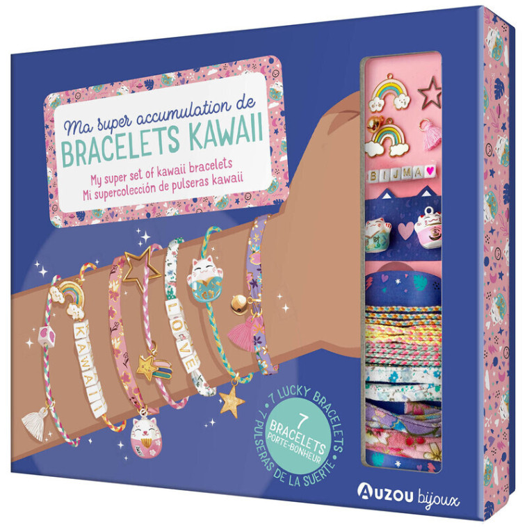 MA BOITE A BIJOUX - MA SUPER ACCUMULATION DE BRACELETS KAWAII - Shiilia Shiilia,  Shiilia,  Shiilia,  Shiilia - AUZOU