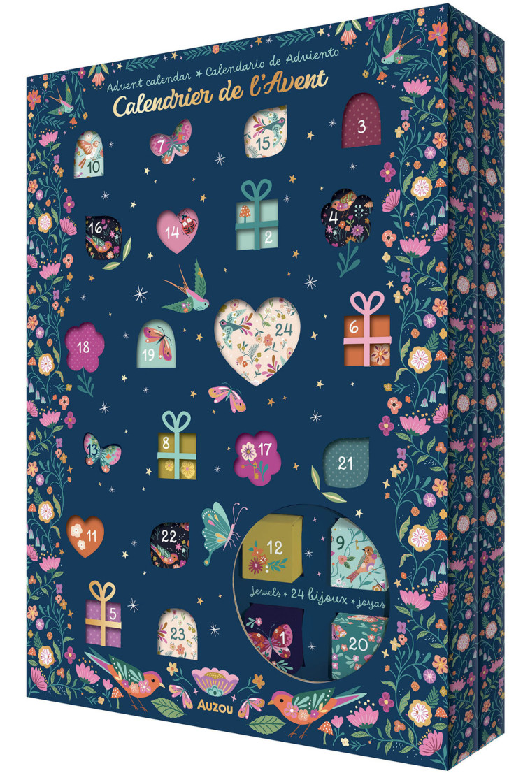 Calendrier de l'avent - Julie CARDOUAT, Bethan Janine Bethan Janine,  Bethan Janine,  Bethan Janine, Bethan WESTRAN - AUZOU