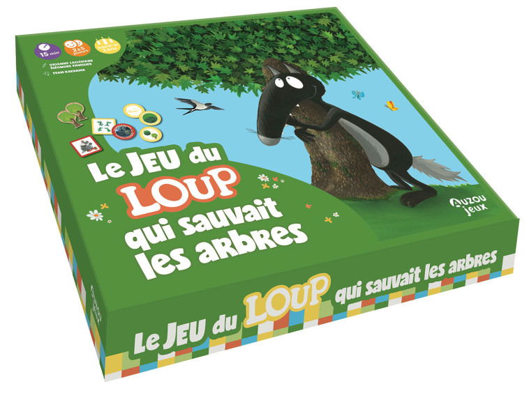 Le jeu du loup qui sauvait les arbres - Orianne Lallemand, Éléonore THUILLIER,  KAEDAMA, Orianne Lallemand, Éléonore THUILLIER - AUZOU