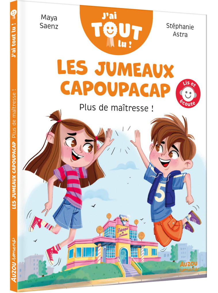 LES JUMEAUX CAPOUPACAP - Tome 01 PLUS DE MAITRESSE ! - Maya SAENZ-ARNAUD, Stéphanie Alastra, Maya SAENZ-ARNAUD, Stéphanie Alastra - AUZOU