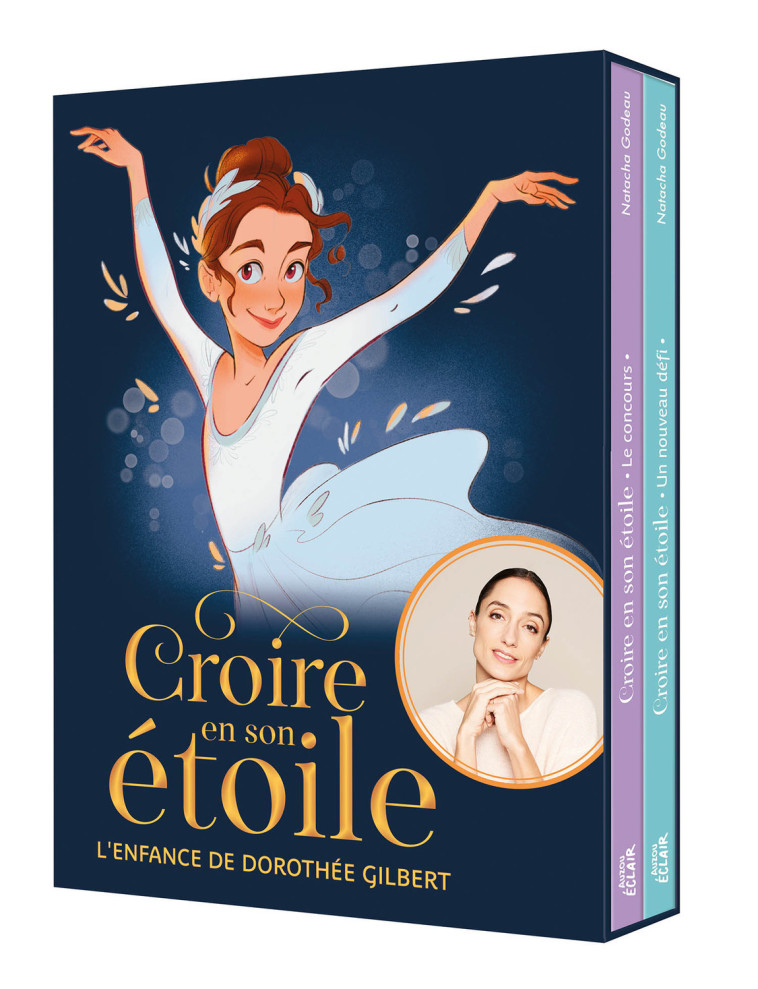Coffret bibliothèque 1 - Croire en son étoile - Tomes 1 et 2 - Natacha Godeau, Virginie Moru, Natacha Godeau, Virginie Moru - AUZOU