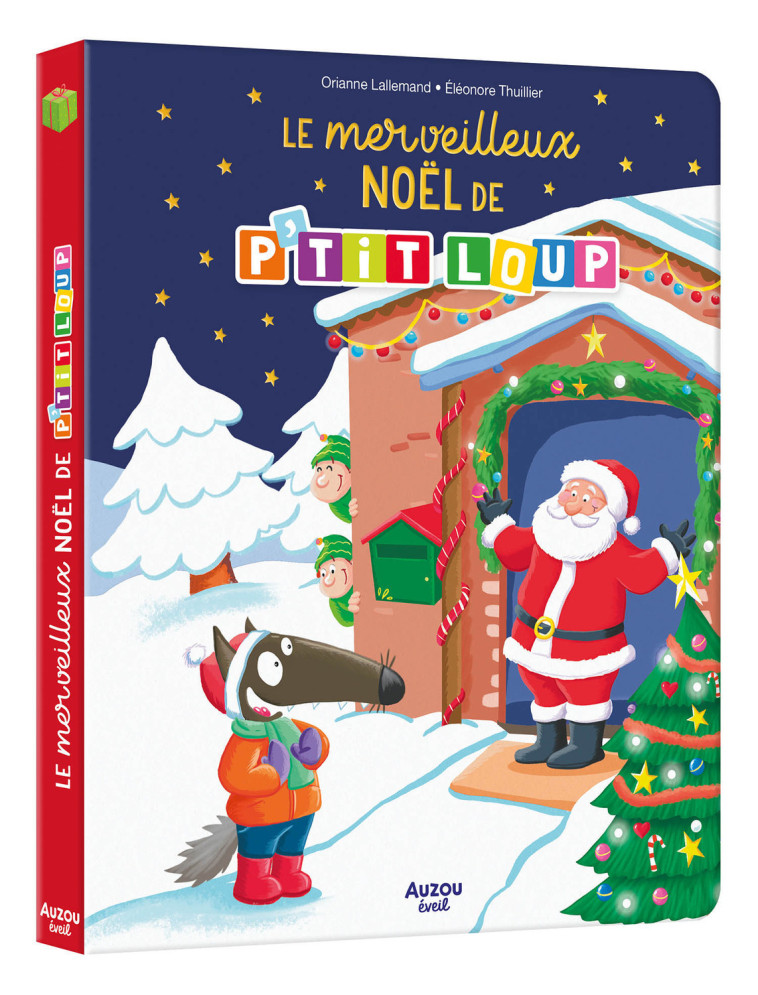 MERVEILLEUX NOEL DE P'TIT LOUP NED - Orianne Lallemand, Éléonore THUILLIER, Orianne Lallemand, Éléonore THUILLIER - AUZOU