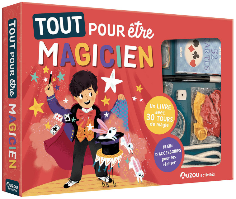 Tout pour être magicien - Jérome SAULOUP, Malgorzata Detner, Laure Cacouault, Jérome SAULOUP, Laure Cacouault, Malgorzata Detner - AUZOU