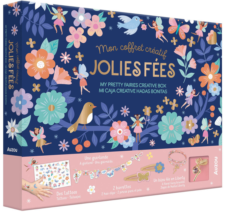 Mon coffret créatif - Jolies fées - Sandrine Monnier, Sandrine Monnier - AUZOU