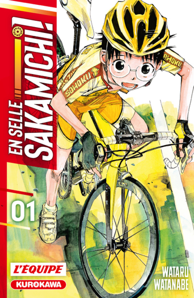 En Selle, Sakamichi ! - tome 1 - WATARU WATANABE, Rémi Buquet, WATARU WATANABE, Rémi Buquet - KUROKAWA