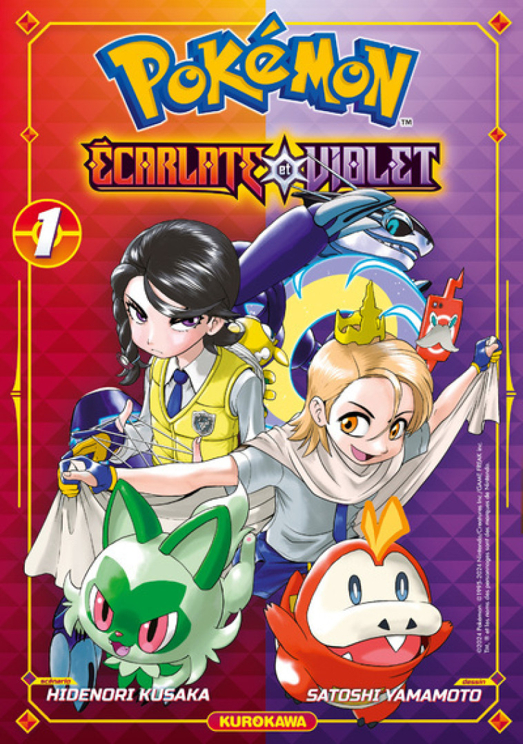 Pokémon Ecarlate et Violet - tome 1 - Hidenori Kusaka, Satoshi Yamamoto, Fabien Vautrin, Hidenori Kusaka, Satoshi Yamamoto, Fabien Vautrin - KUROKAWA