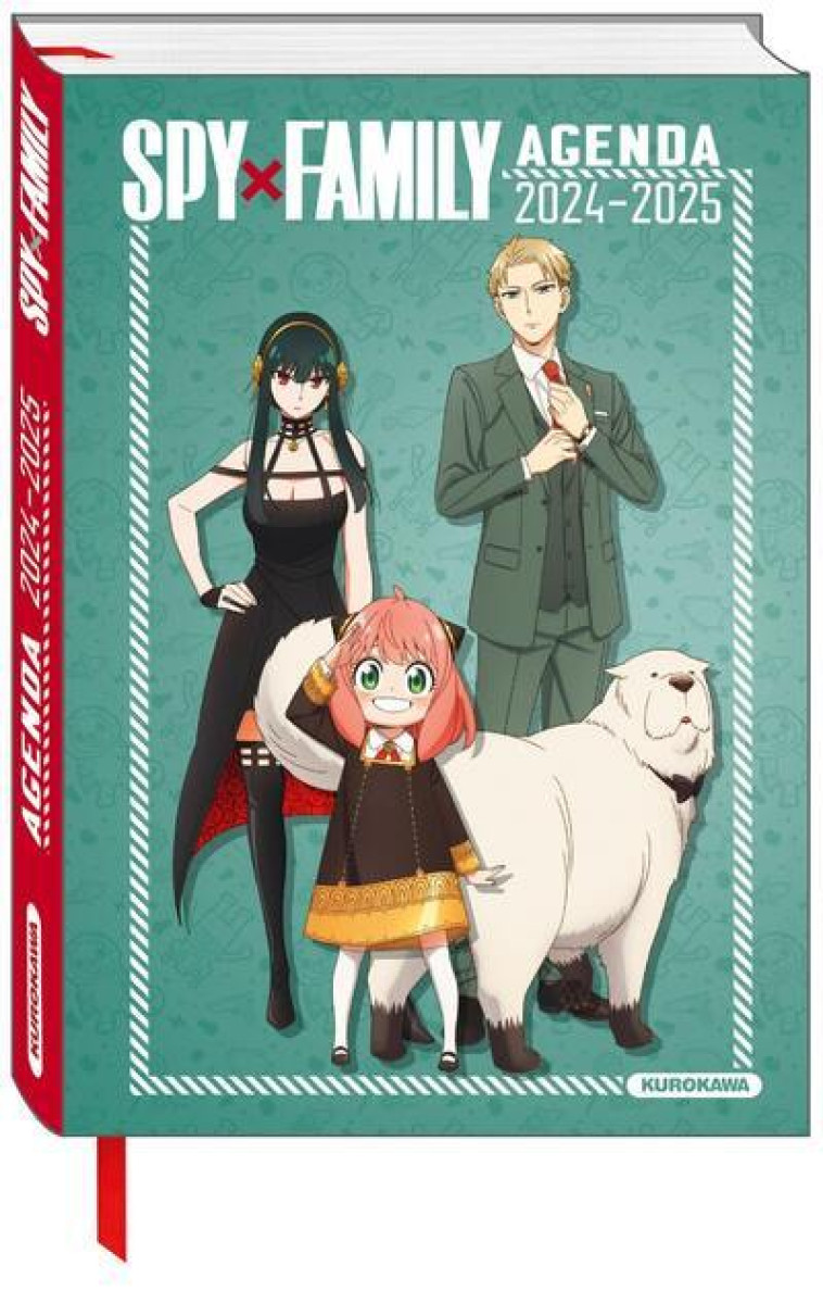 Agenda Spy x Family 2024-2025 - Tatsuya Endo - KUROKAWA