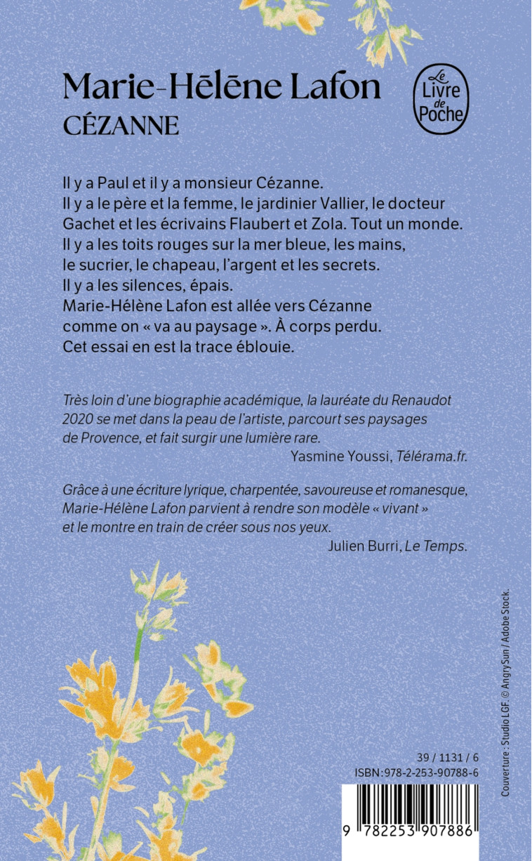 Cézanne - Marie-Hélène Lafon, Marie-Hélène Lafon - LGF