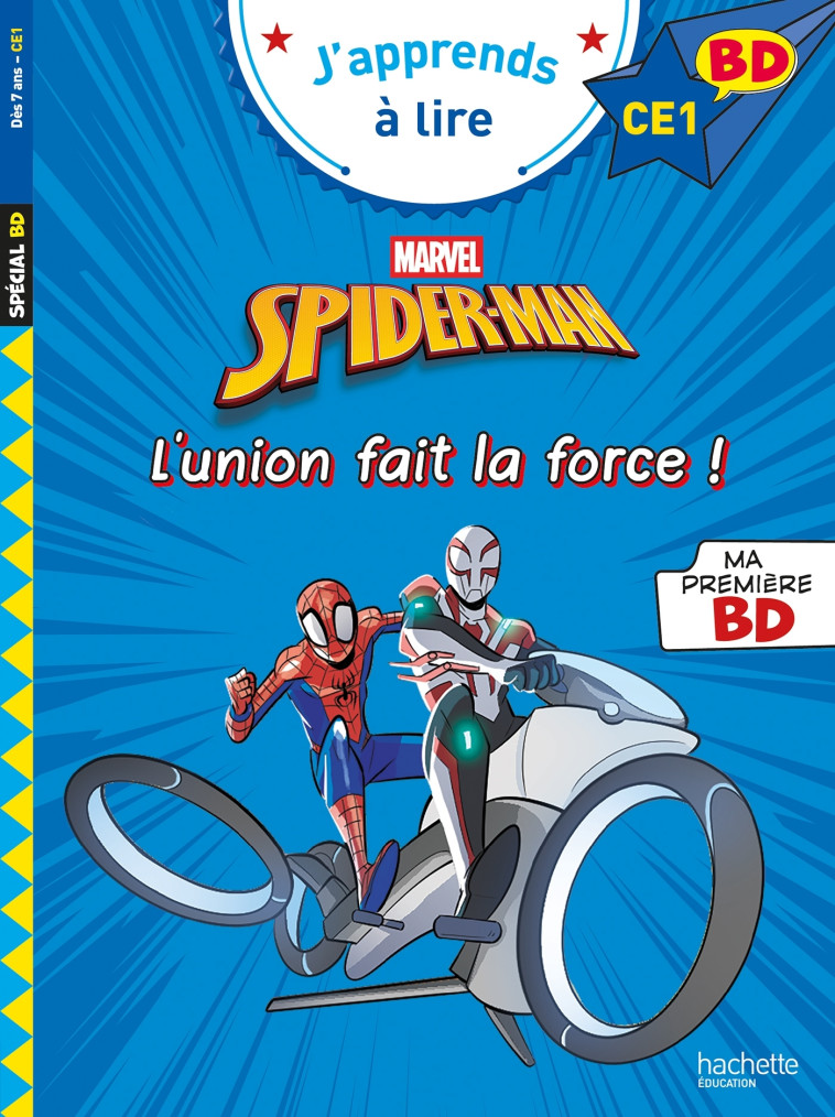 Disney BD CE1 - Spider-Man - L'union fait la force - Isabelle Albertin - HACHETTE EDUC