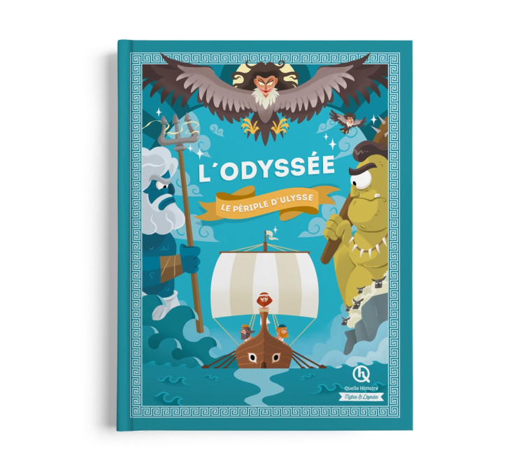 L'Odyssée - Marine BREUIL-SALLES, Bruno Wennagel, Mathieu Ferret,  Guillaume Biasse, Mathilde Tuffin - QUELLE HISTOIRE