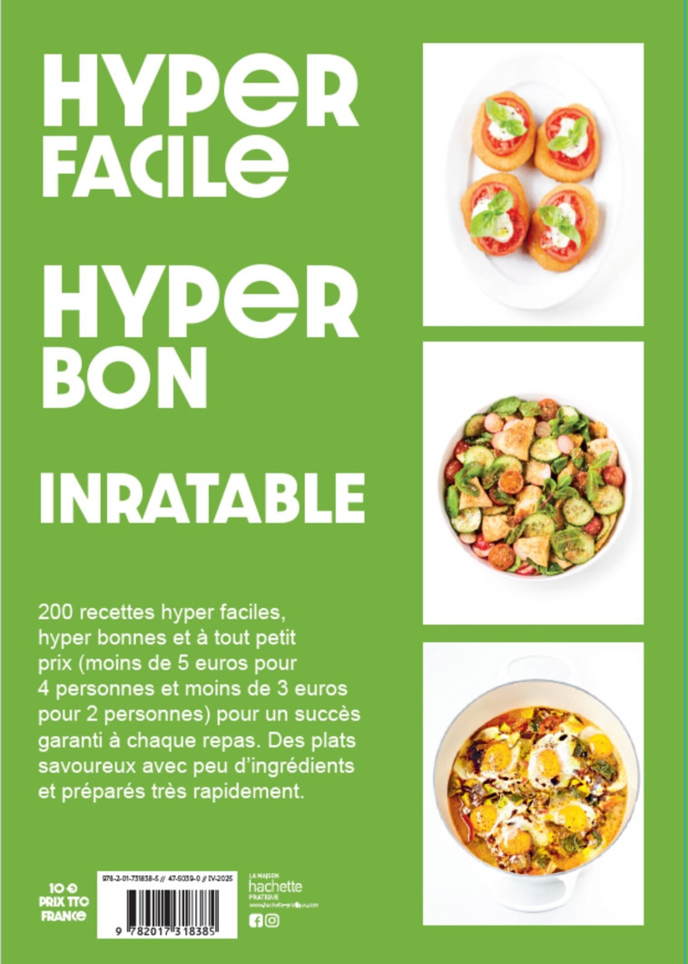 Succès garanti - 200 recettes pas chères -   - HACHETTE PRAT