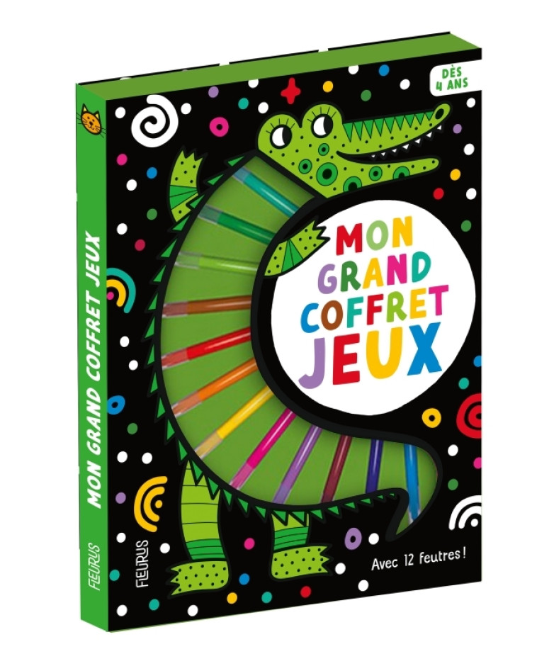 Mon grand coffret jeux (+ 12 feutres) - XXX - FLEURUS
