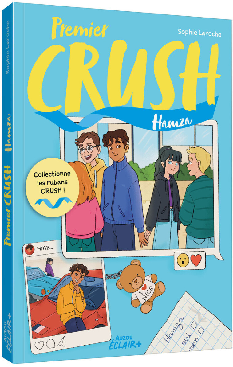 Premier Crush - Hamza -  Sophie Laroche,  Naomikado, Sophie Laroche, . Naomikado - AUZOU