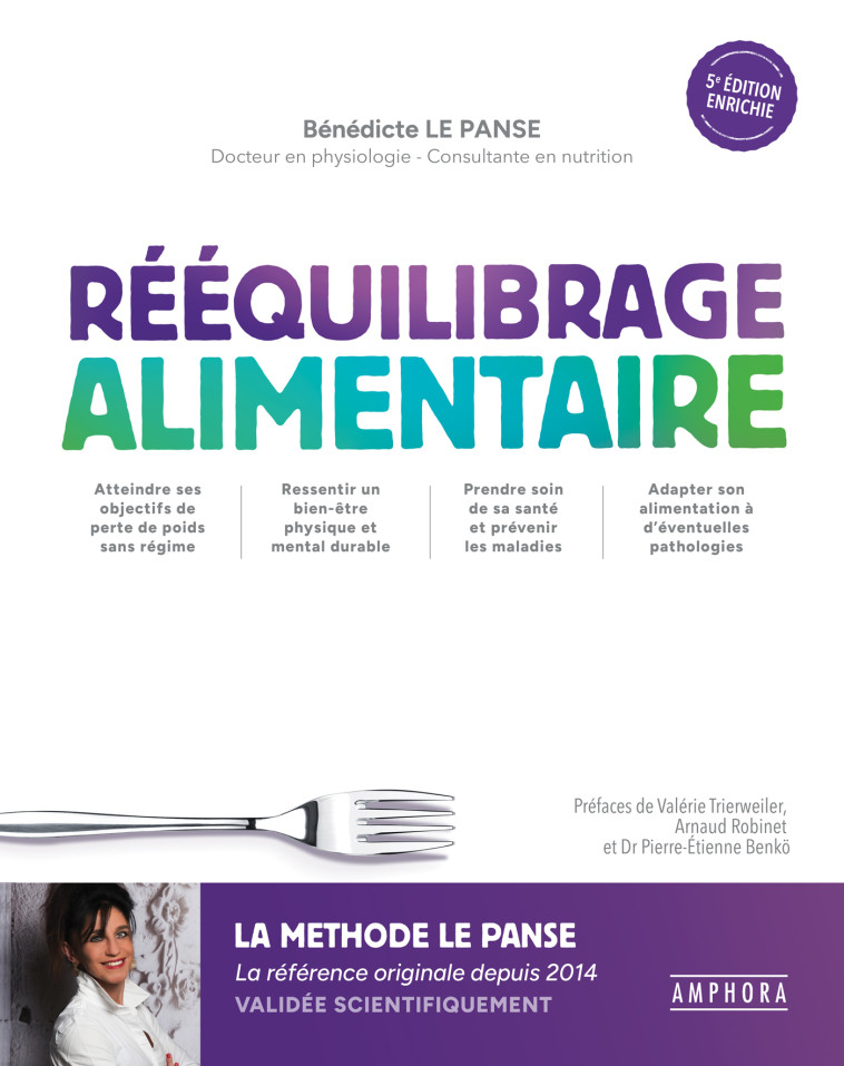 Rééquilibrage alimentaire (5ème édition) - BENEDICTE LE PANSE - AMPHORA
