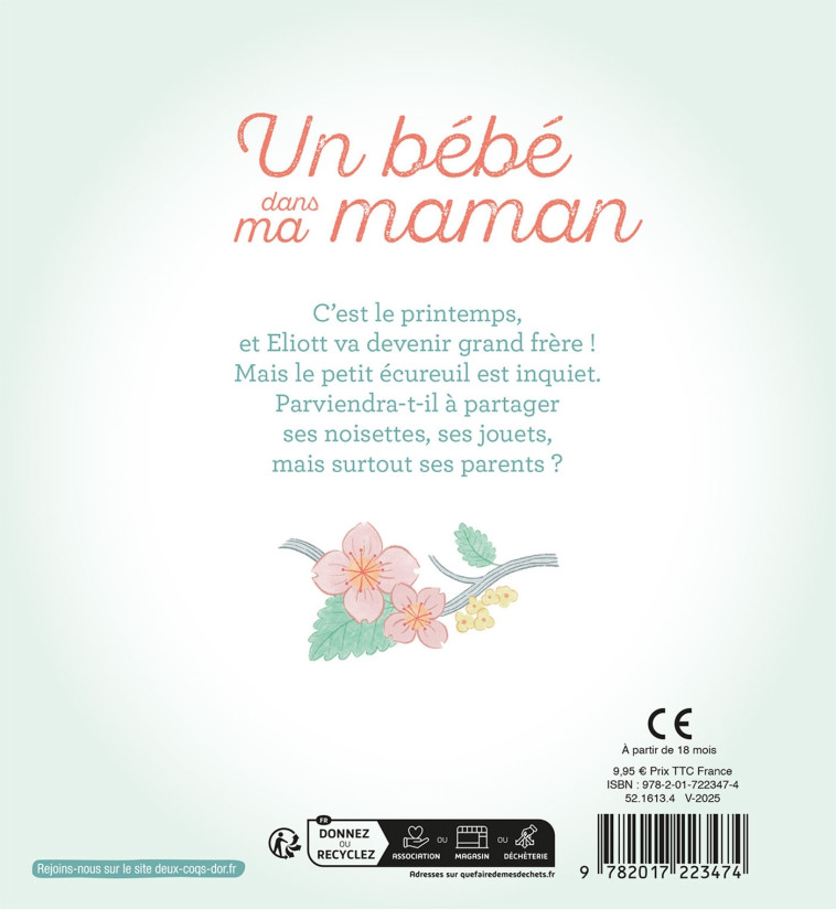 Un bébé dans ma maman - Pierre Gemme, Elodie COUDRAY - DEUX COQS D OR