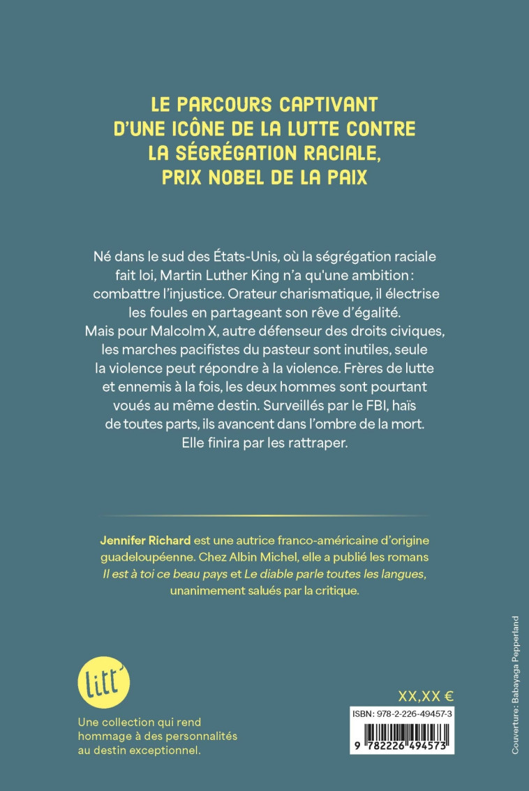 Martin Luther King, mon meilleur ennemi - Jennifer Richard - ALBIN MICHEL