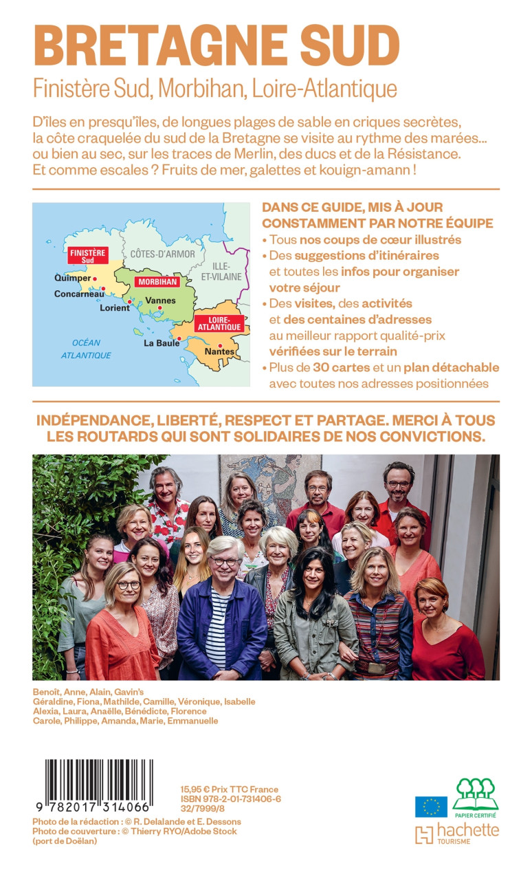 Guide du Routard Bretagne Sud 2025/26 -   - HACHETTE TOURI