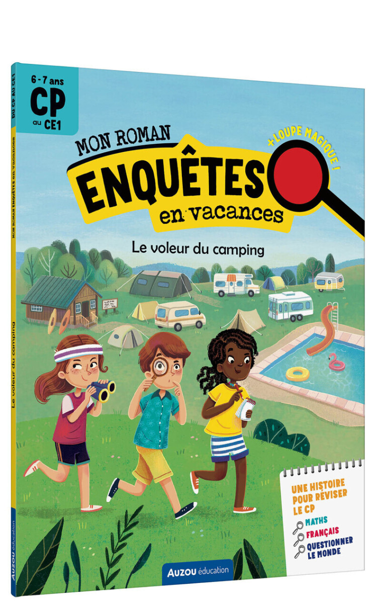 Mon roman - enquêtes CP - Le voleur du camping - Pascal Brissy, Claudia MARIANNO - AUZOU