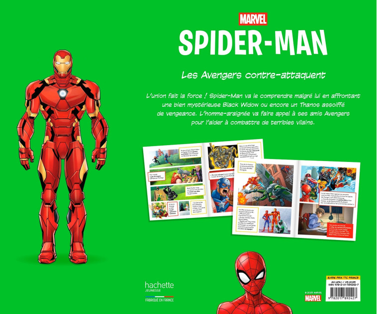 SPIDER-MAN - [BD] Les Avengers contre-attaquent - MARVEL - XXX - DISNEY HACHETTE