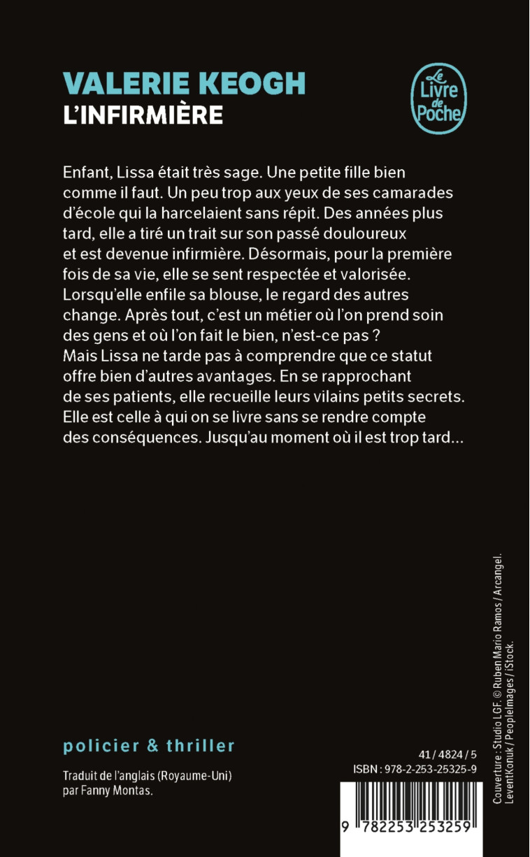 L'Infirmière - Valerie Keogh - LGF
