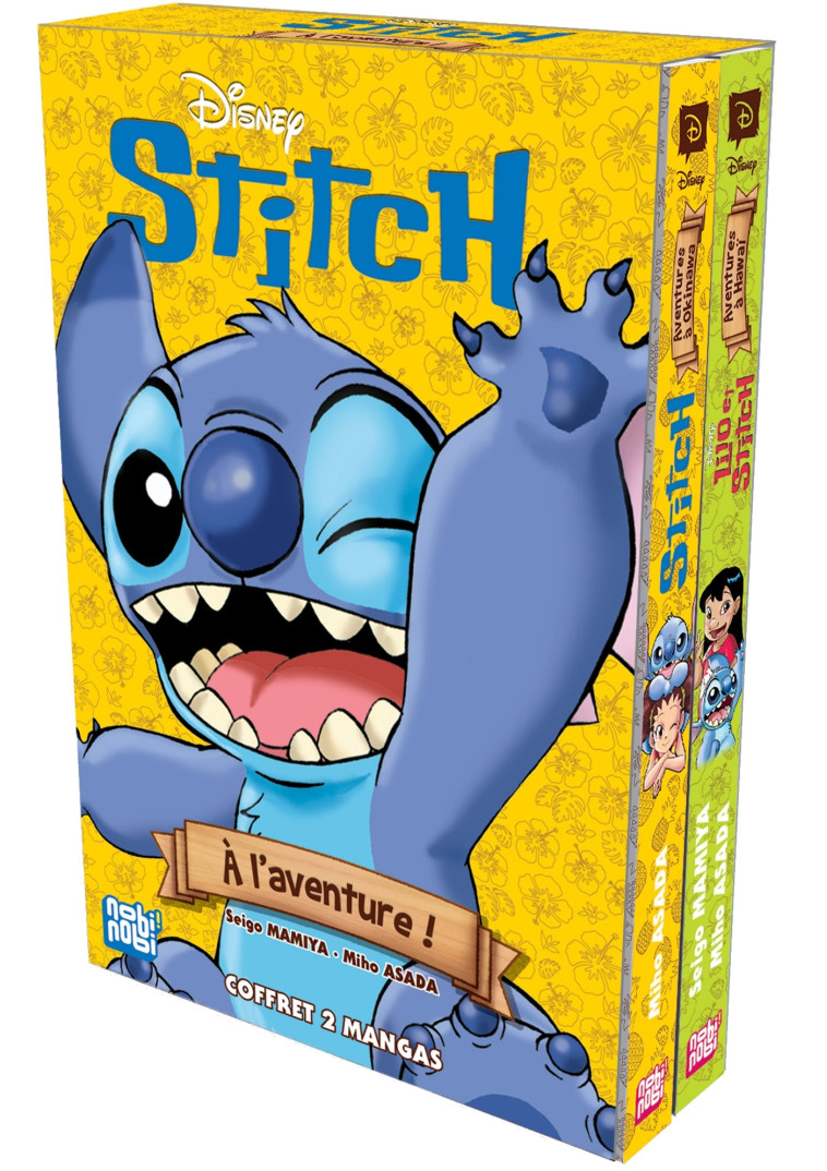 Coffret Stitch - À l'aventure ! - Miho Asada, Seigo Mamiya,  Disney - NOBI NOBI