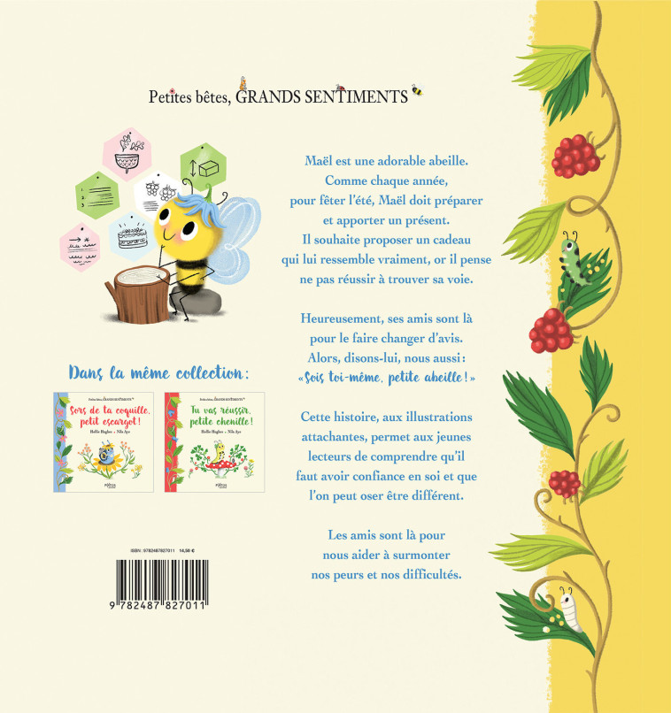 Sois toi-même, petite abeille ! - Hollie Hugues, Nila Aye - PIKTOS JEUNESSE